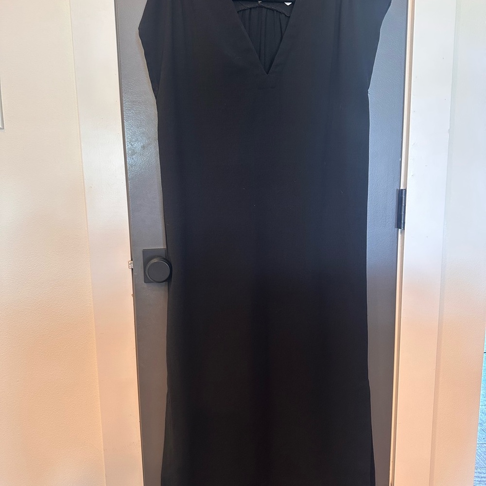 Prologue Black V-Neck Maxi Dress